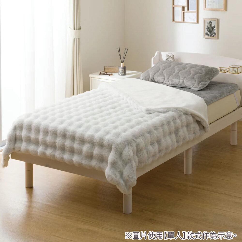 毛毯 POKOPOKO TOUCH A25 WHGY 雙人 NITORI宜得利家居