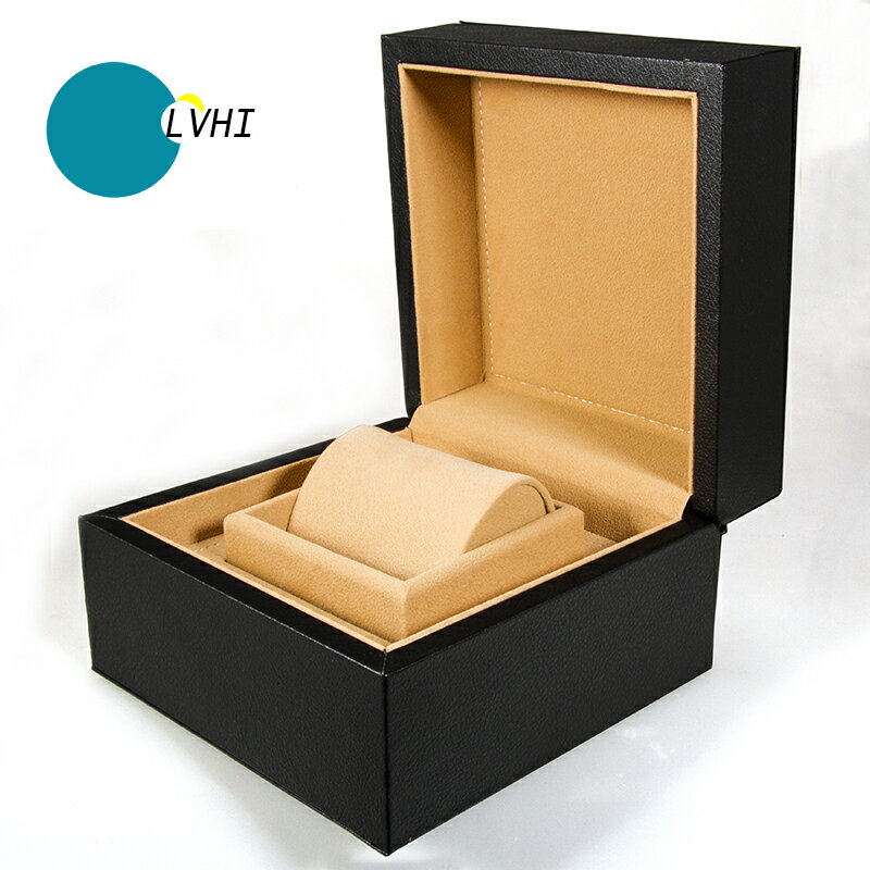 高檔手錶盒皮禮品盒真皮天鵝絨布首飾盒珠寶工藝品收藏盒watchbox