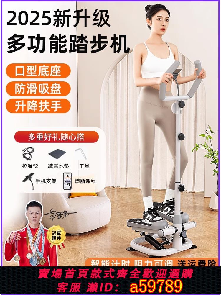 【臺灣公司 可打統編】麥瑞克扶手踏步機女家用減肥器靜音瘦神腿原地室內運動健身器材