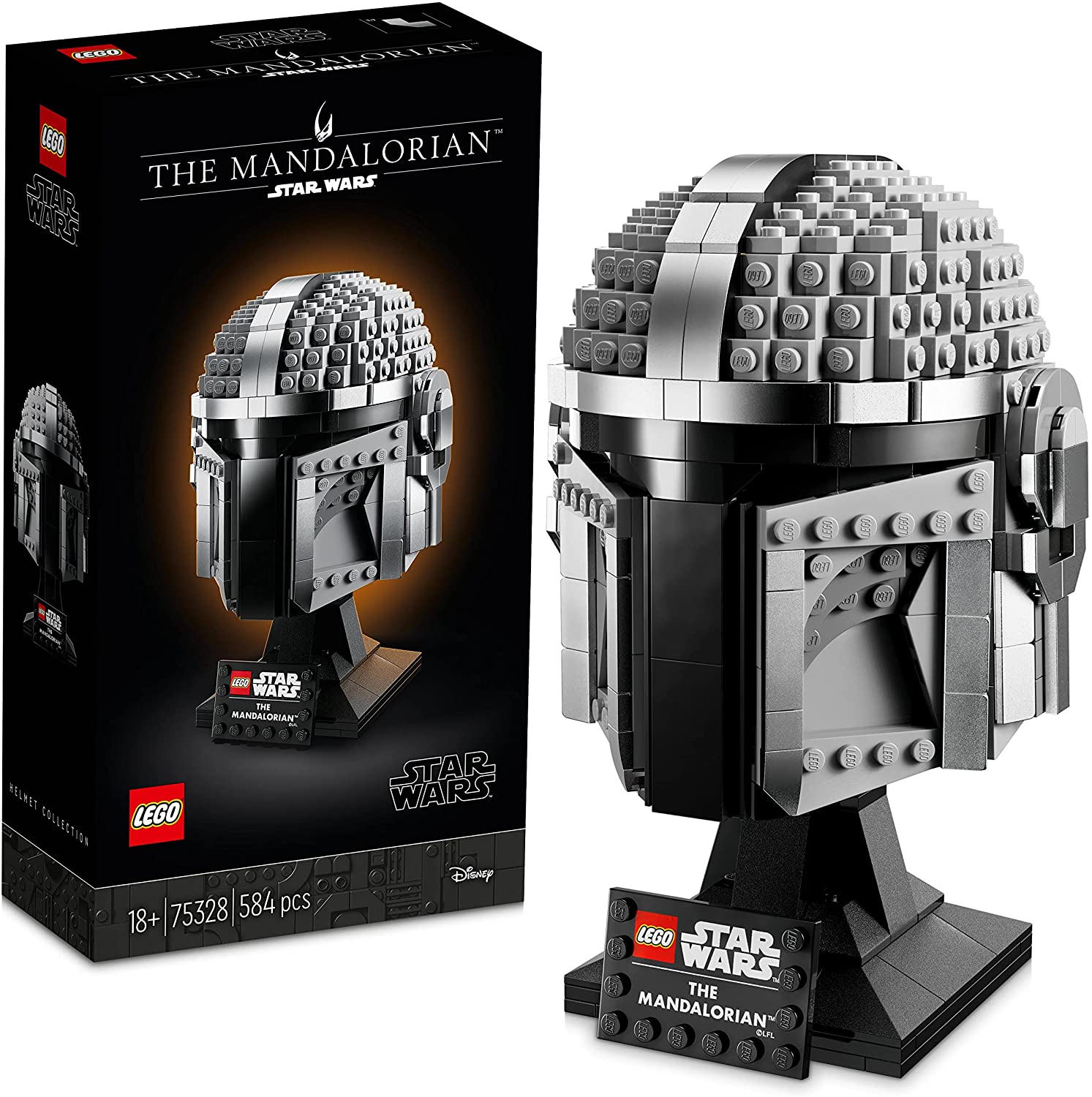 LEGO 樂高星球大戰曼達洛人(TM) 頭盔75328