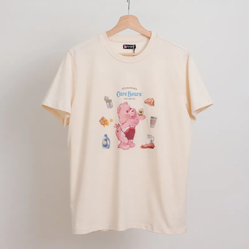 Cheer Bear熊熊店長T【夏日祭典】《CareBears夢幻風格》《短版剪裁》《夏日百搭風》《原廠授權貨品質保證》