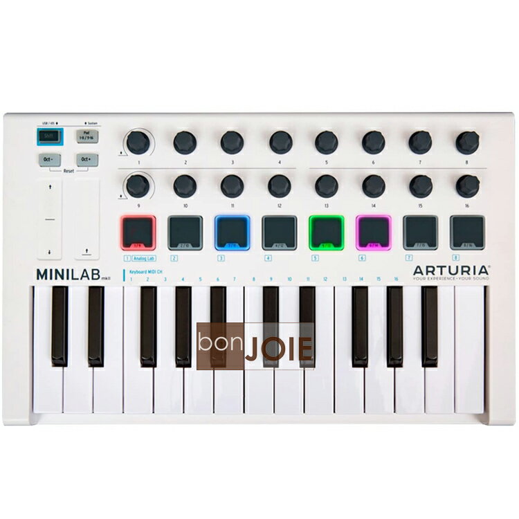 ::bonJOIE:: 美國進口 第二代 Arturia MiniLab MkII Mini 音樂鍵盤 (全新盒裝) 25鍵 主控鍵盤 MIDI 控制器 控制鍵盤 鍵盤 樂器 mk2