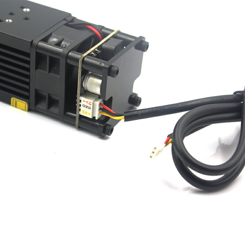 oxlasers 450nm 5W藍光激光模組DIY雕刻機用激光頭5000mW可調焦大功率激光器12V帶PWM 3