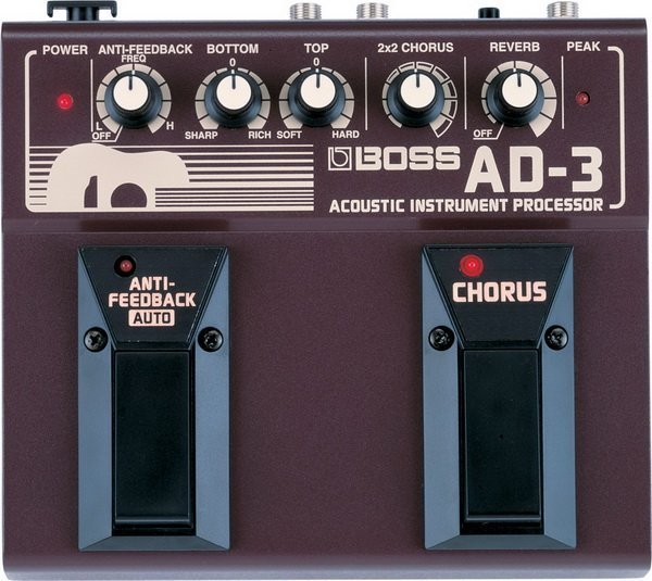 BOSS AD-3 Acoustic Instrument Processor 空心吉他效果器【唐尼樂器】