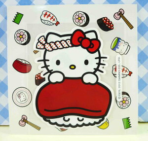 【震撼精品百貨】Hello Kitty 凱蒂貓 KITTY貼紙-壽司紅 震撼日式精品百貨