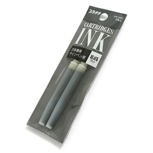 【史代新文具】白金牌PLATINUM PS-30 鋼筆卡式墨水管 (2入/包)