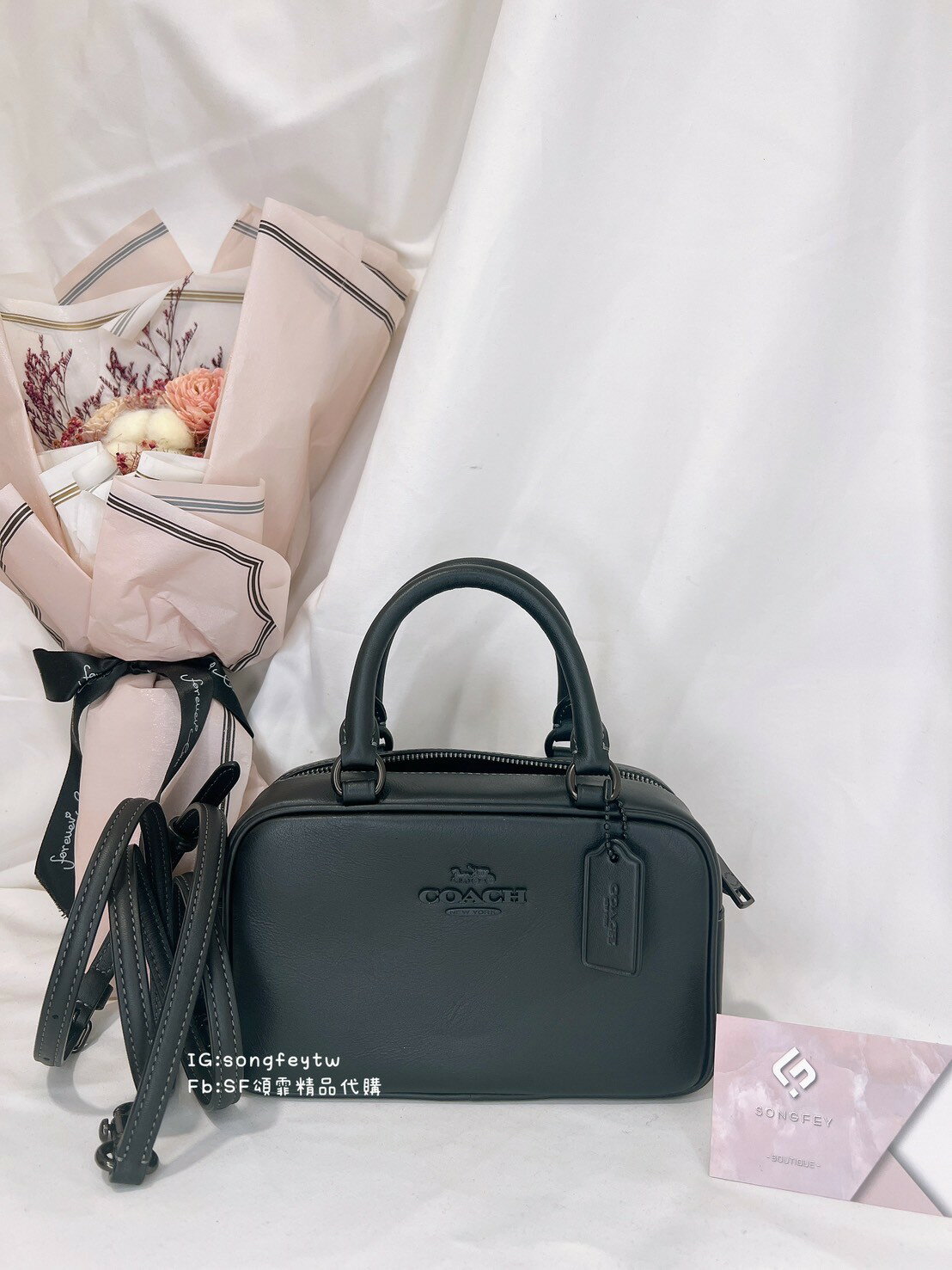 美國代購 臺灣現貨 Coach 手提方包