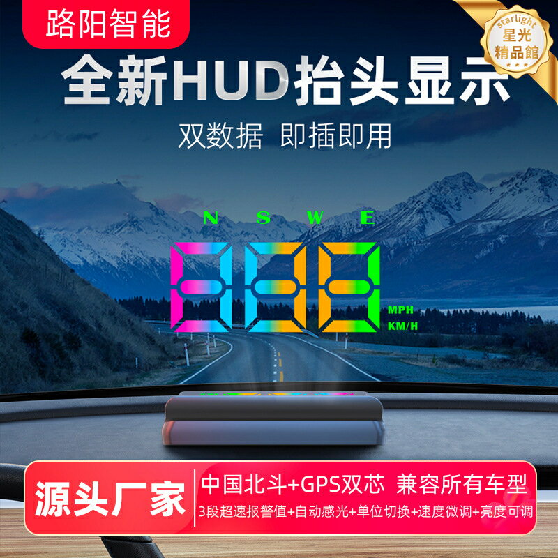【實時數據同步】抬頭顯示器 HUD 車載顯示器 車速顯示器 導航投射 電車專用 GPS定位 行車資訊 即時同步 特斯拉Model3/Y 專車專用 無損安裝