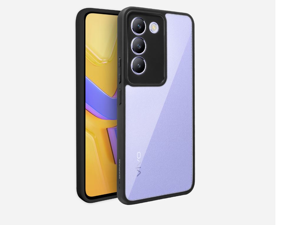 DAPAD VIVO Y38 / Y100 5G 晶亮岩 防摔保護殼 透明美背 彈性邊框