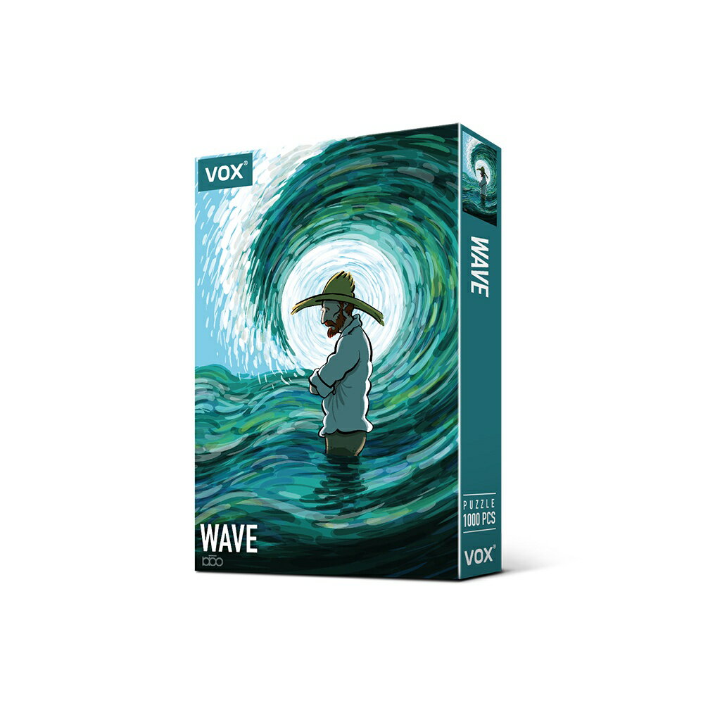 VOX - 當梵谷走進畫裡系列~ 巨浪下的夢 Wave 1000片拼圖 VE1000-79