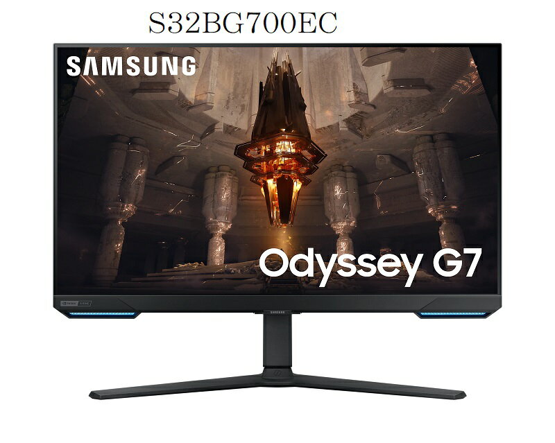 【最高現折268】SAMSUNG 三星 32吋 Odyssey G7 平面電競顯示器/S32BG700EC
