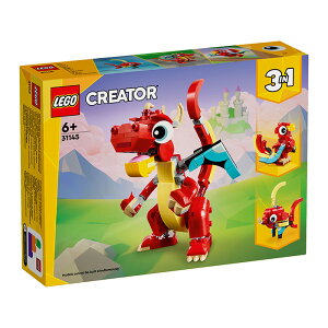 LEGO 樂高 CREATOR 創意系列 31145 紅龍 【鯊玩具】