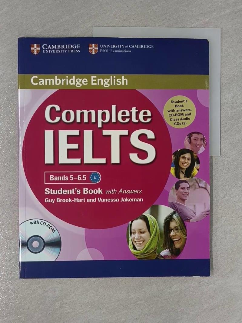 【書寶二手書T8／語言學習 ZB2】些微字跡 Complete IELTS Bands 5-6.5 Student’s Pack Brook-Hart, Guy/ Jakeman, Vanessa