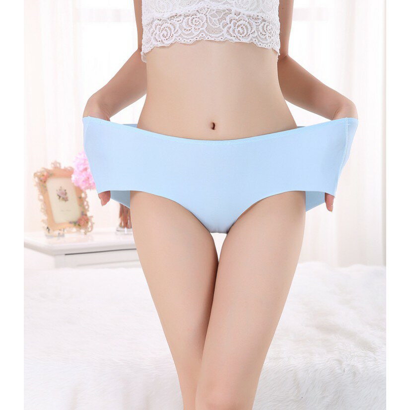 大尺碼冰絲無痕內褲 冰絲內褲 中低腰內褲 女生內褲 包臀三角褲 加大碼 加大2XL~4XL 大碼內褲 櫻桃嚴選 2
