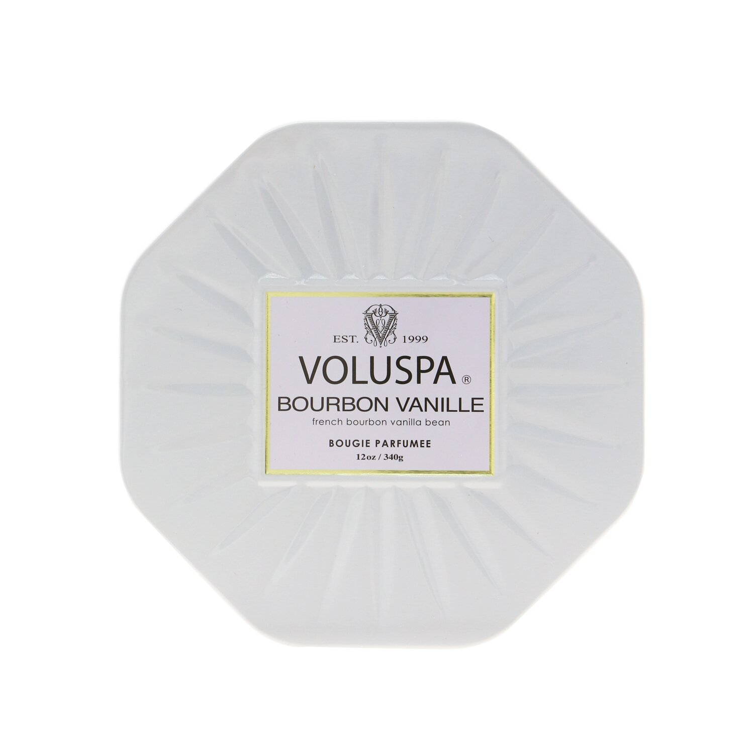 Voluspa - 三燈芯八角錫芳香蠟燭 - Bourbon Vanille