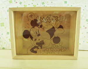 【震撼精品百貨】Micky Mouse 米奇/米妮 收納木盒 震撼日式精品百貨