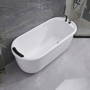 【破損包賠】家用浴缸獨立式日式雙層保溫小戶型水療加厚免安裝成人亞克力浴盆
