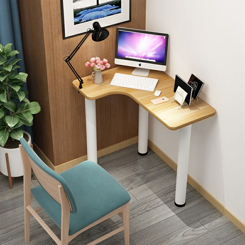 2年保固 拐角書桌 小戶型 電腦桌 牆角弧形 小書桌 迷你 寫字桌 臺式 家用 簡約單人桌 書桌