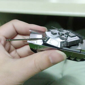 全金屬不銹鋼DIY迷你3D立體拼圖合金拼裝模型 虎式坦克 軍事類別