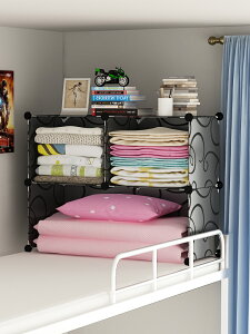 宿舍神器床上衣柜上鋪下鋪簡易衣服收納柜子布寢室單人小號省空間