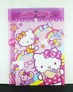 【震撼精品百貨】Hello Kitty 凱蒂貓 文件袋附扣-紫糖果 震撼日式精品百貨