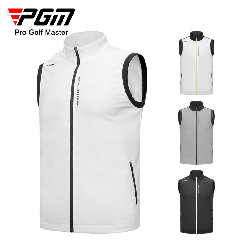 【元素運動】PGM新款 高爾夫男士馬甲外套衣服 秋冬季百搭男裝 吸光發熱運動服