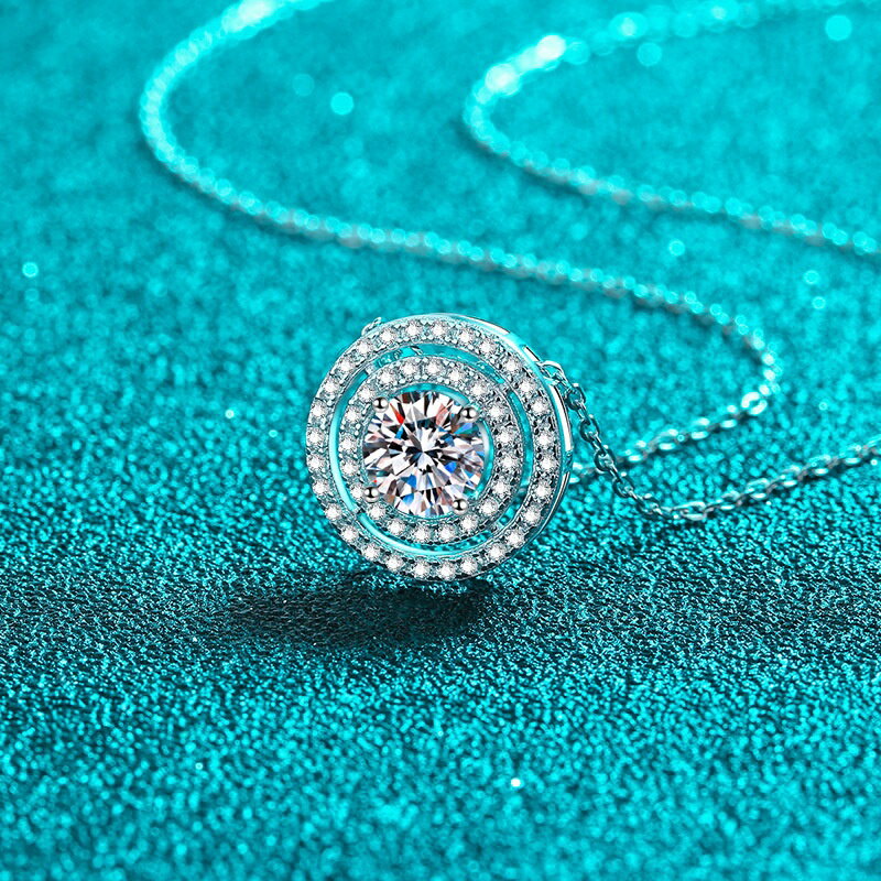 【巴黎精品】現貨+預購 莫桑鑽石項鍊飾品配件925純銀項鍊-2克拉輕奢熟女摟空滿鑽墜飾生日情人節禮物v1ae98 3