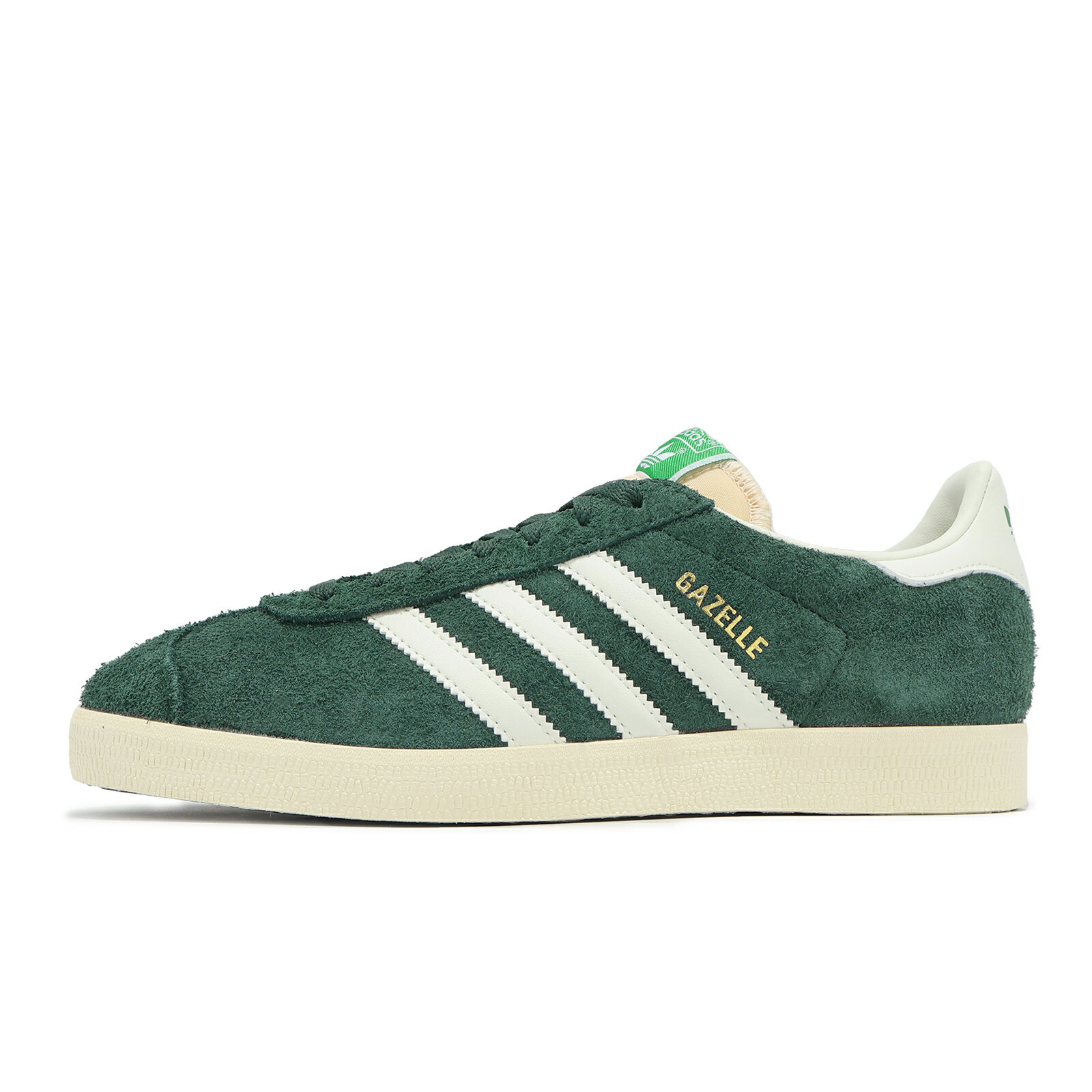 adidas 休閒鞋 Gazelle 森林綠 白 男鞋 女鞋 復古 情侶鞋 板鞋 愛迪達 IF9655