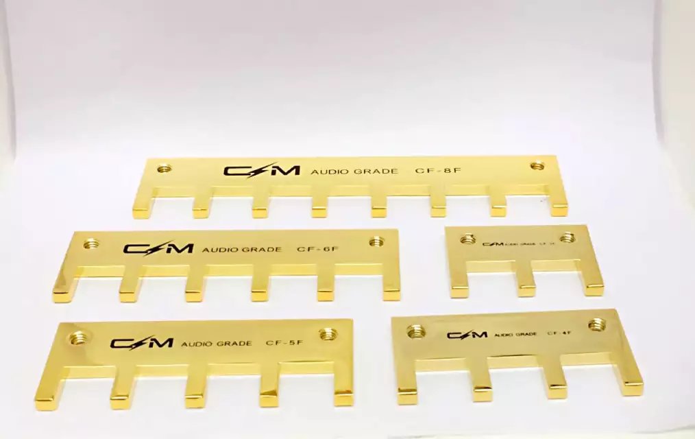 CM 鍍金冷凍 3位-8位 音響專線空氣開關跳線排 匯流排 ABL火線排