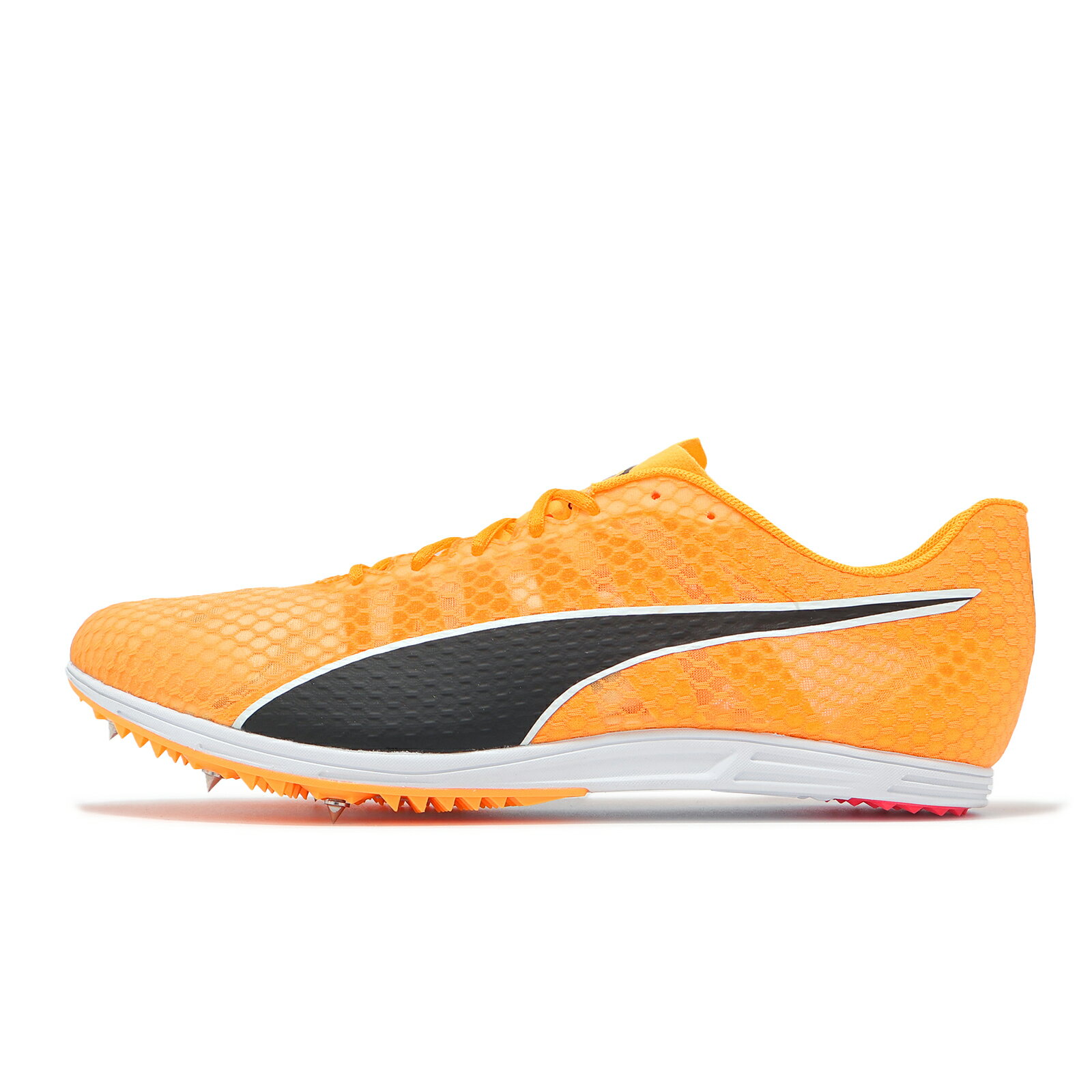 Puma 田徑釘鞋 evoSPEED Distance 11 男鞋 橘 黑 可拆釘 田徑 運動鞋 37796101
