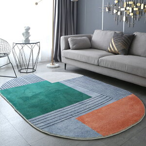 仿羊絨地毯客廳簡約現代北歐臥室茶幾毯ins床邊美式家用輕奢地毯