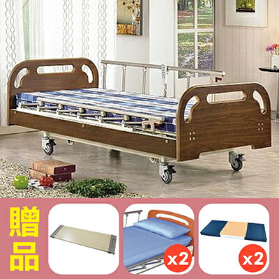 【耀宏】三馬達護理床電動床YH318，贈品:餐桌板x1，床包x2，防漏中單x2