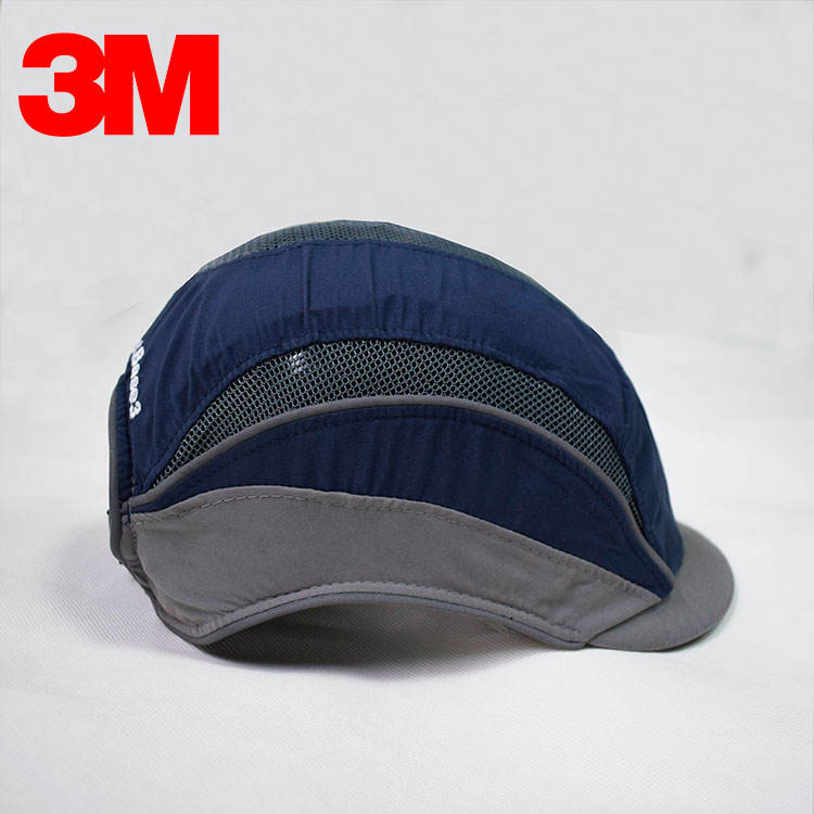 3M  First Base ™ 3 防撞帽 防撞帽 防摔帽  安全帽 防撞護頭  防碰頭工廠車間工作帽輕便透氣機械 螢黃、藍色、海藍色 2