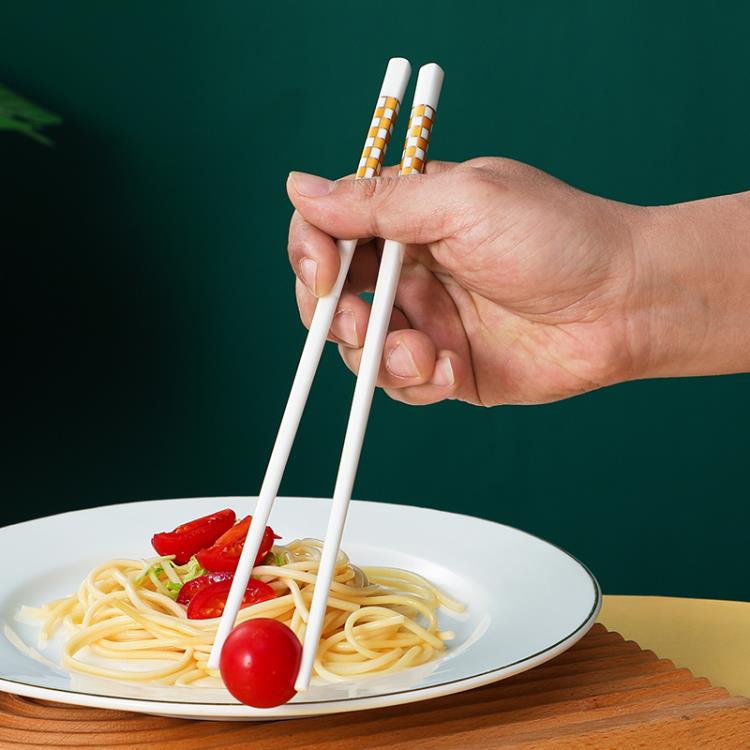 五雙十雙景德鎮陶瓷筷子不發霉家用防霉防潮防滑抗菌高檔骨瓷筷子 交換禮物
