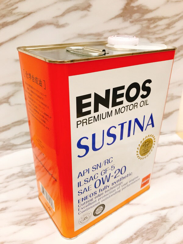 【玖肆靓】外觀撞凹便宜賣 ENEOS SUSTINA系列 新日本 0W20 原裝進口 | 玖肆靚汽機車油料蠟品專賣店 | 樂天市場Rakuten