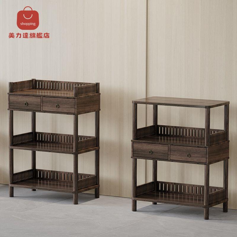 邊櫃沙發邊幾 角幾小茶水櫃實木 茶具茶葉收納櫃茶櫃置物架 茶桌茶幾 [PP0429001]