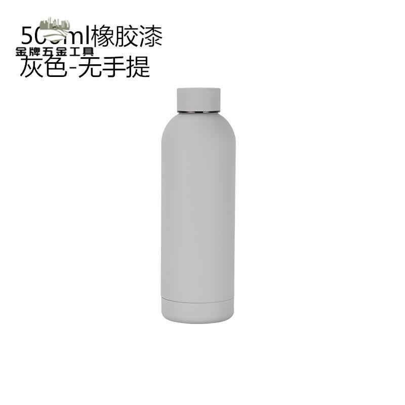 【金牌五金】750ml大容量 304不鏽鋼 小口瓶保溫杯 戶外運動車載便攜磨砂水杯wj8151