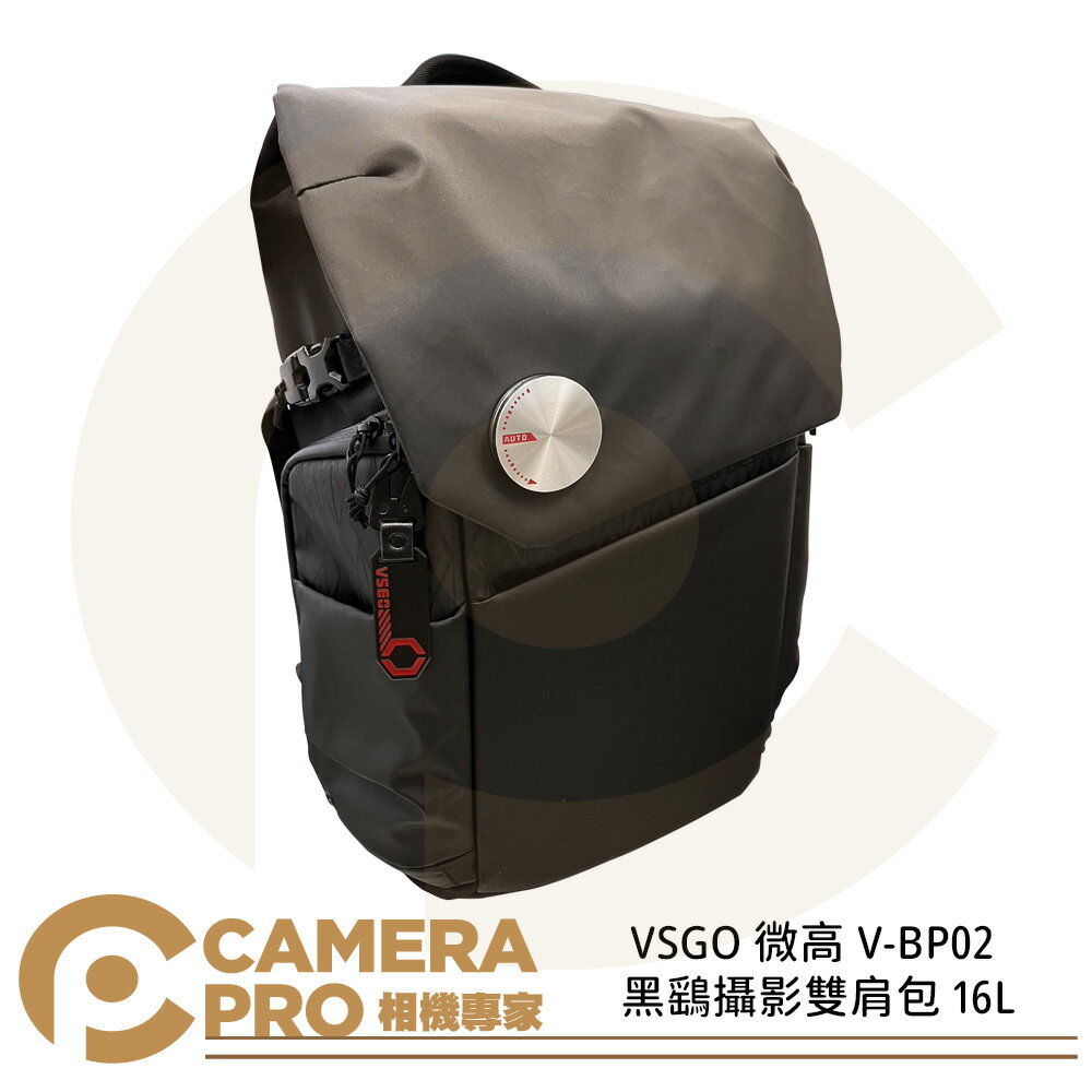 ◎相機專家◎ VSGO 微高 V-BP02 黑鷂攝影雙肩包 16L 防水 磁吸快扣 攝影 相機包【跨店APP下單最高20%點數回饋】