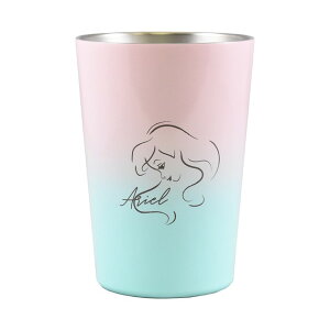 【震撼精品百貨】公主 系列Princess~日本DISNEY迪士尼 美人魚不鏽鋼隨行杯-漸層粉藍*60439