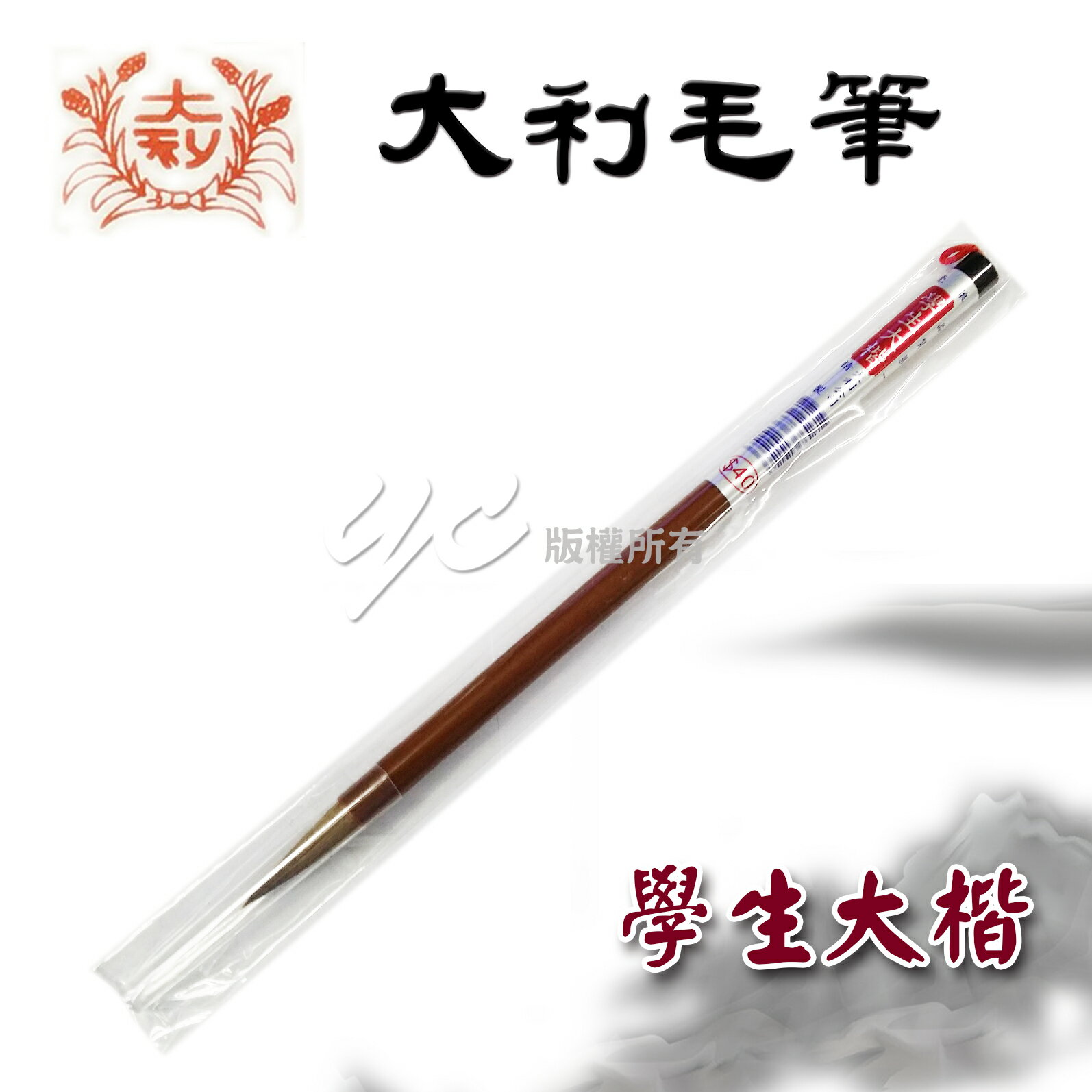 【大利】學生大楷 毛筆 /支