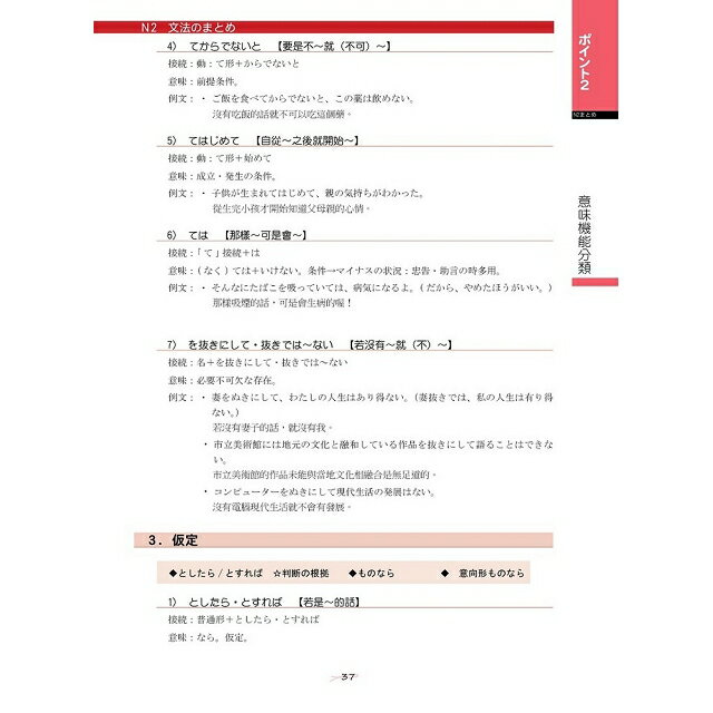新日本語能力試驗N2文法整理集 4