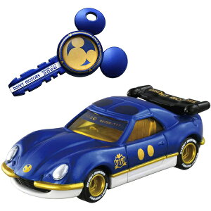 【震撼精品百貨】Micky Mouse 米奇/米妮 迪士尼小汽車 50週年紀念車 附鑰匙 藍*16135 震撼日式精品百貨