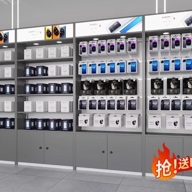 免運 新款營業廳手機店貨架展示櫃百貨貨架手機殼配件掛鉤掛件櫃展示架 可開立發票