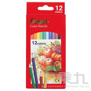 Pentel Color Pencils 彩色鉛筆(12色組) CB8-12T【九乘九購物網】