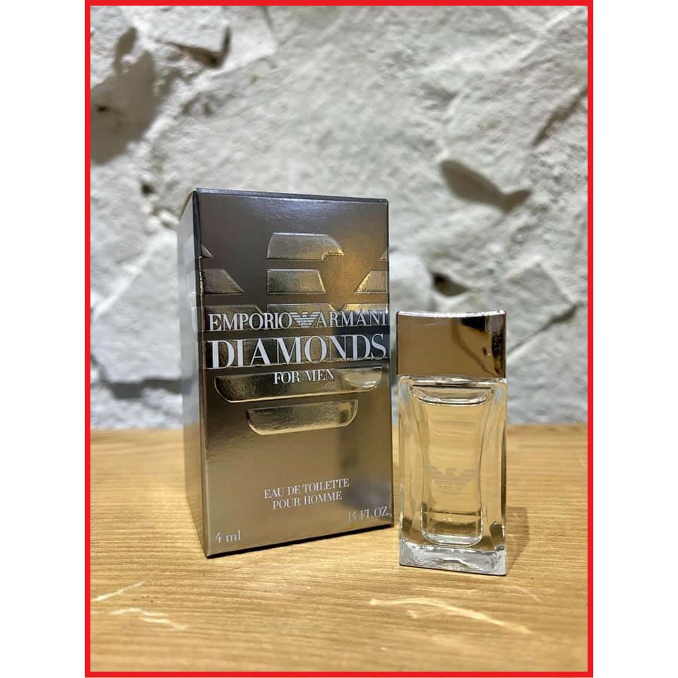 【原裝沾式小香】GIORGIO ARMANI 亞曼尼 鑽石男性淡香水 4ml｜期間限定◆秋冬迷人香氛