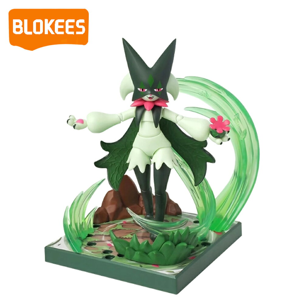 【代理商公司貨】BLOKEES 布魯可積木人 寶可夢 經典版 L系列 魔幻假面喵 公仔 模型 玩具 冒險的序章 神奇寶貝 - 530377