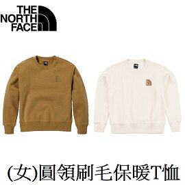 [ THE NORTH FACE ] 女 Logo圓領刷毛保暖T恤 / NF0A7QU3