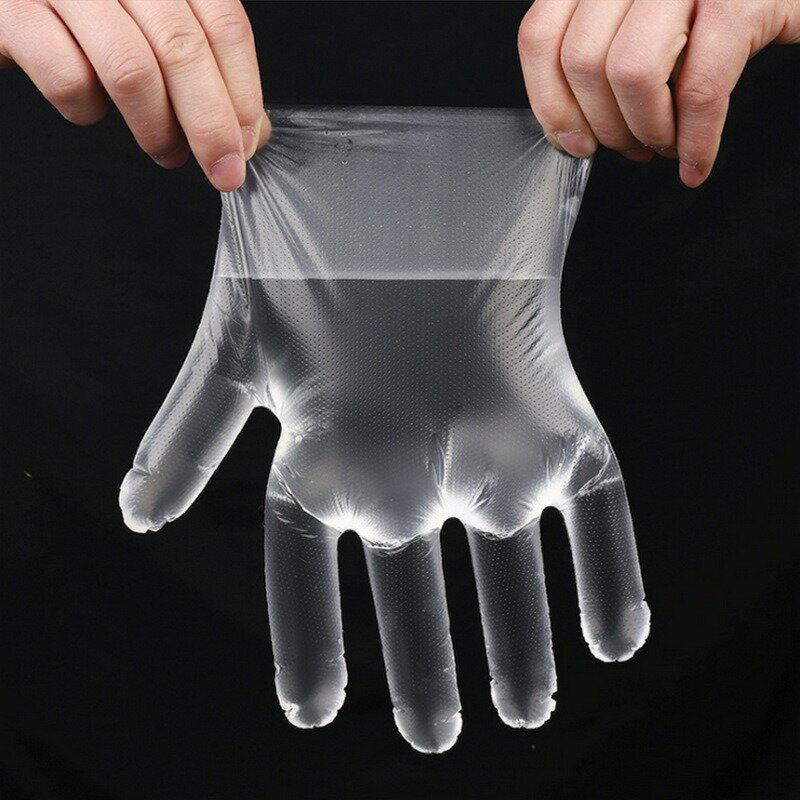 【一次性手套-100個袋裝】拋棄式手套 PE手套 美容手套 塑膠手套 手扒雞手套 3