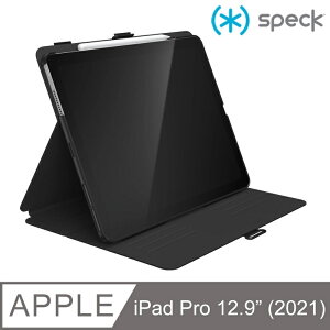 強強滾-Speck Balance Folio iPad Pro 12.9吋(2021-2018)多角度側翻皮套-黑色