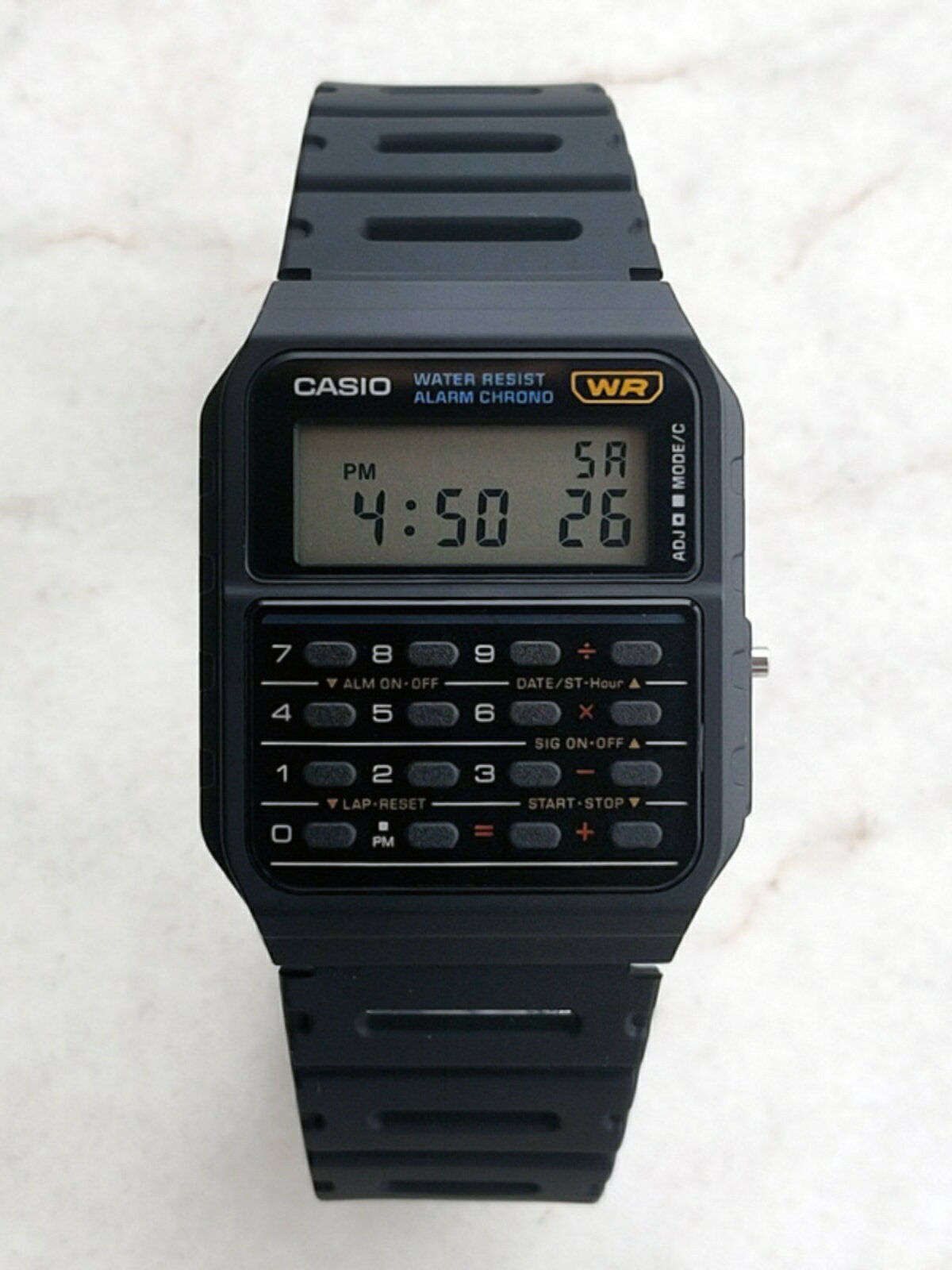 卡西歐手錶CASIO CA-53W-1Z絕命毒師老白同款復古計算器防水錶【北歐居家生活】